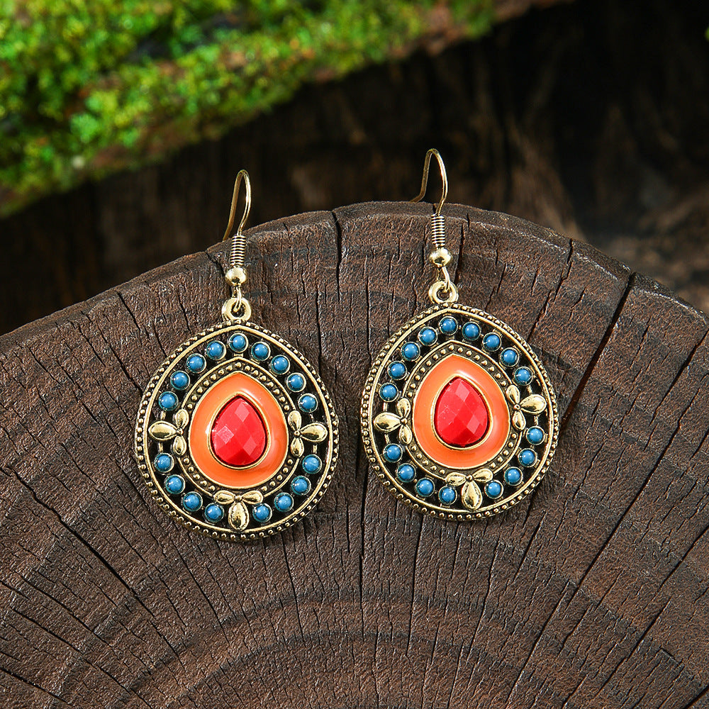 Vintage Bohemian Style Hand-woven Tassel Earrings