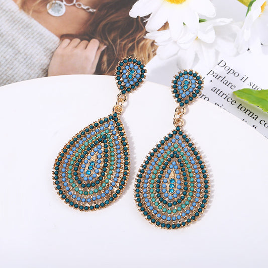 European And American Bohemian Drop Earrings