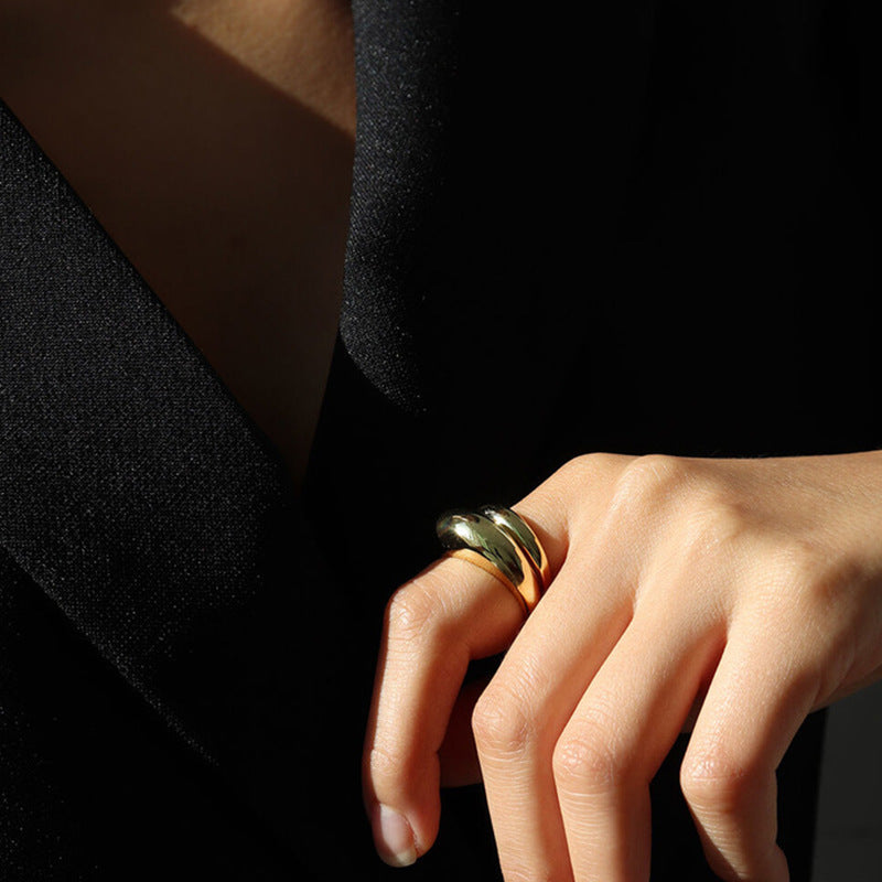 New Exaggerated Opening Ring Women Wild Fashion Personality Ring