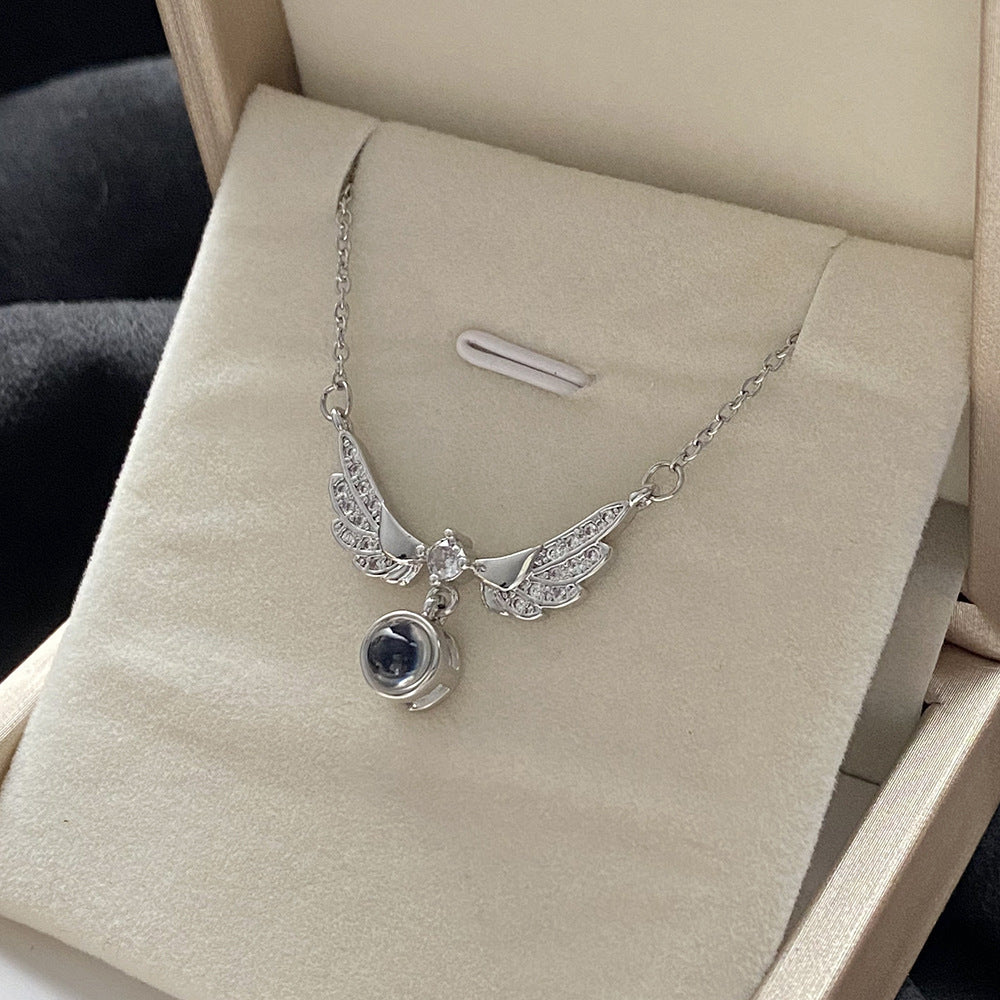 Titanium Steel Color-retaining Temperament Copper Micro Inlaid Zircon Flowers