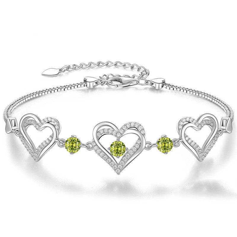 Twelve Birthday Crystal Bracelet Fashion Personality Hand Jewelry