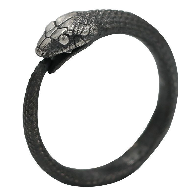 Original Design New Live Mouth Ouroboros Ring
