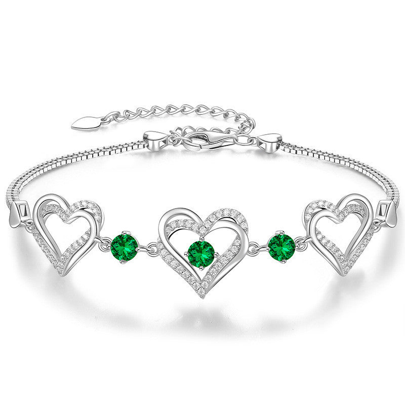 Twelve Birthday Crystal Bracelet Fashion Personality Hand Jewelry