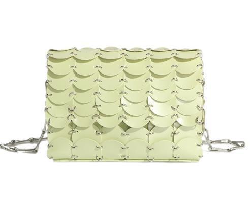 Kette Glitzer Pailletten Bling Schultertasche
