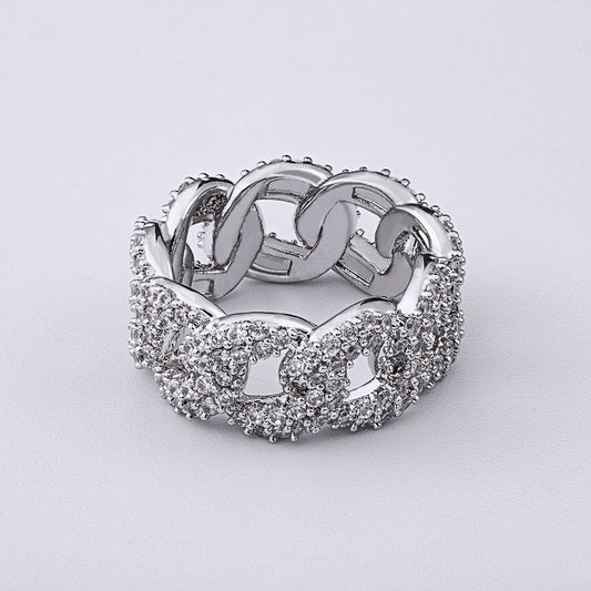 Fashion Ladies Zircon Diamond Shiny Closure
