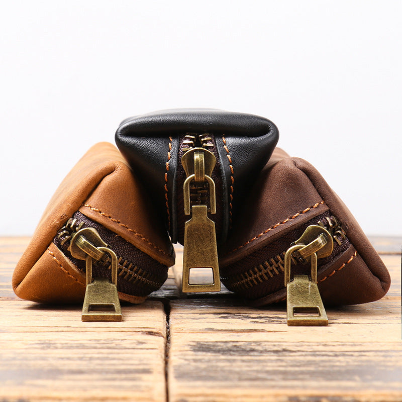Multifunktionale Clutch aus Leder für Herren