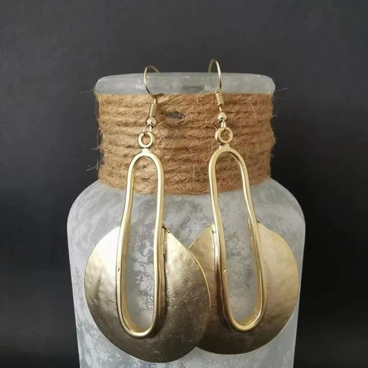 Retro Fashion And Personalized Geometric Earrings