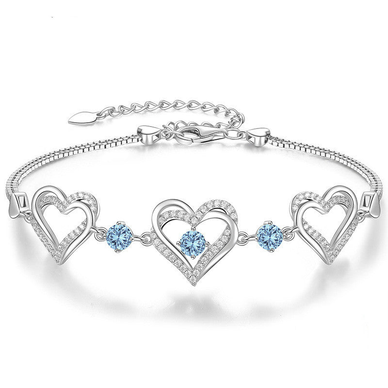 Twelve Birthday Crystal Bracelet Fashion Personality Hand Jewelry