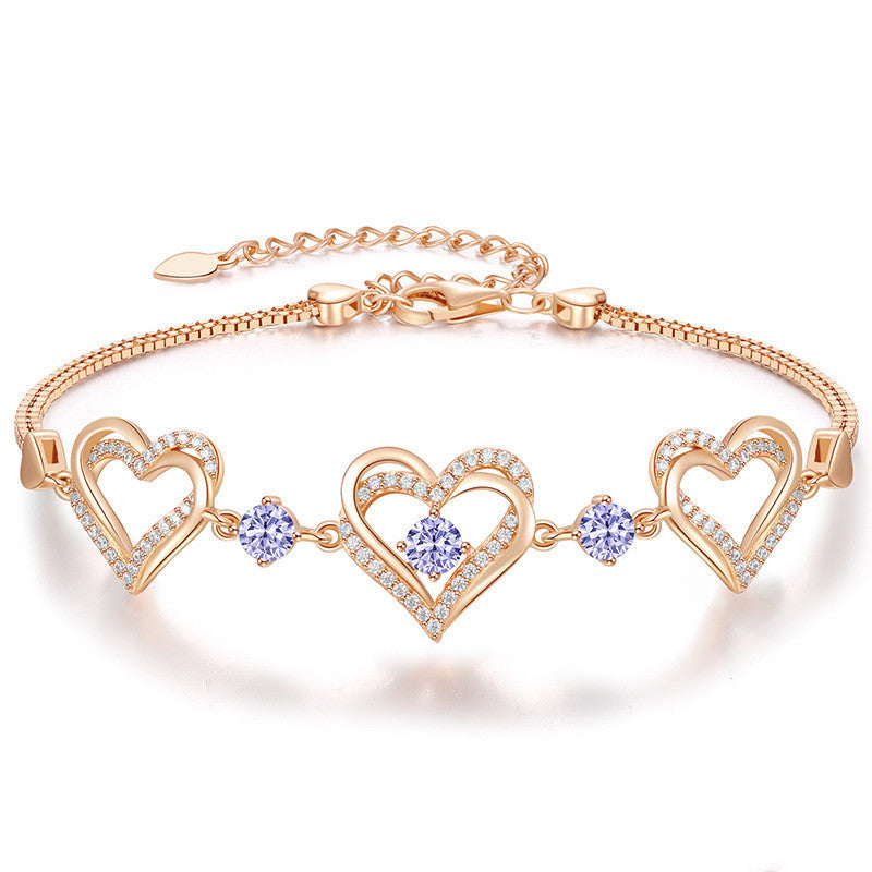 Twelve Birthday Crystal Bracelet Fashion Personality Hand Jewelry