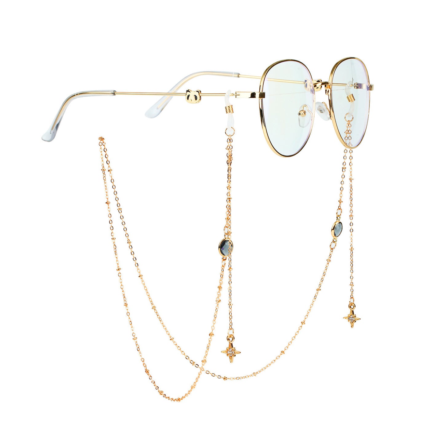 Glasses Bound Glass Hanging Chain