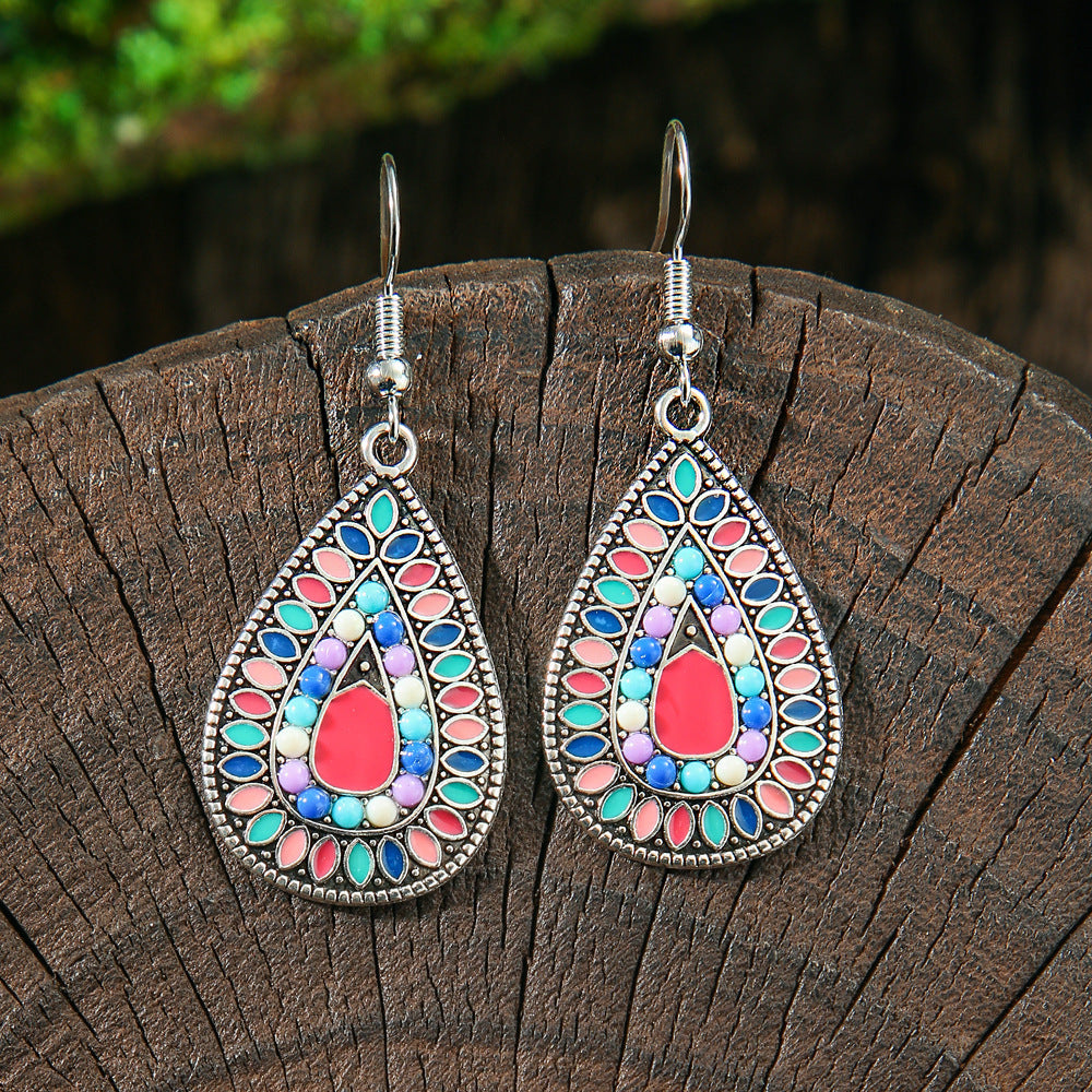 Vintage Bohemian Style Hand-woven Tassel Earrings