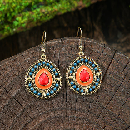 Vintage Bohemian Style Hand-woven Tassel Earrings