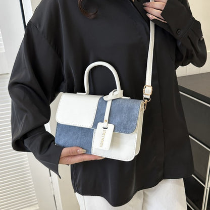 Beliebte Mode Nähte Textur Tragbare Schulter Messenger Bag