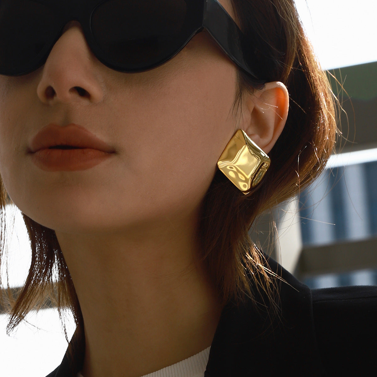 Fischer Chunky Pillow Earrings