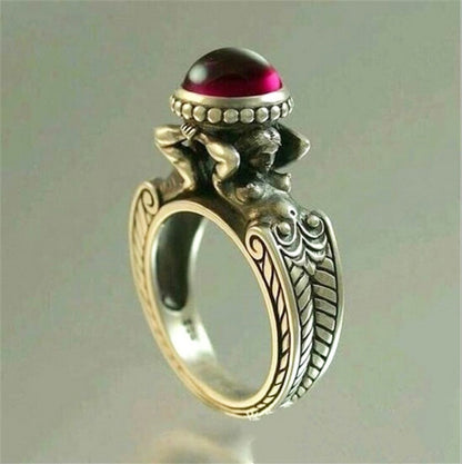 New Mermaid Alloy Creative Female Vintage Ring