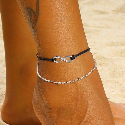 Multi-layer Fashion Figure 8 European And American Cross-border Beach Anklet