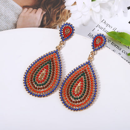 European And American Bohemian Drop Earrings