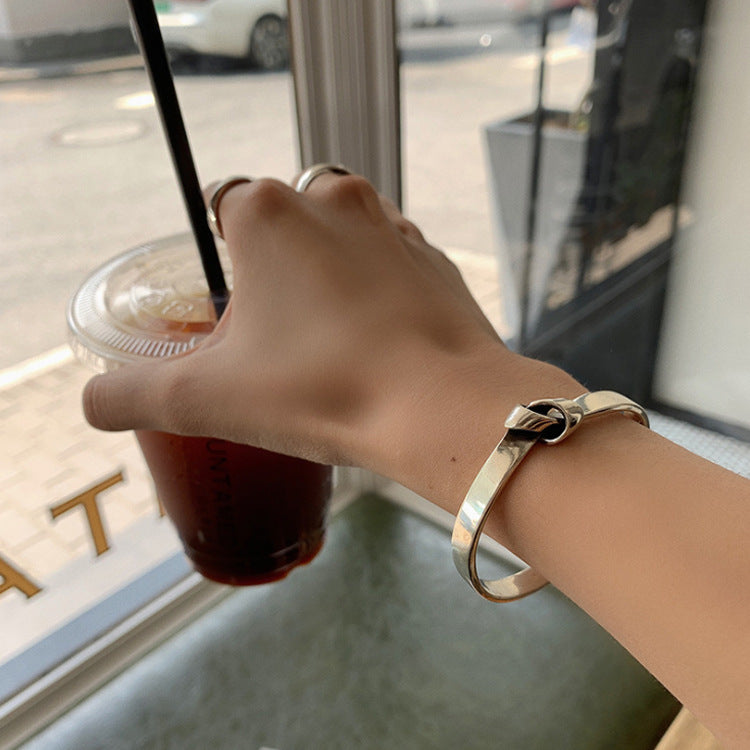 New 925 Silver Knotted Personality Bracelet