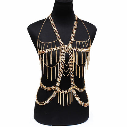 Necklace Women's body chain - gold \ silver