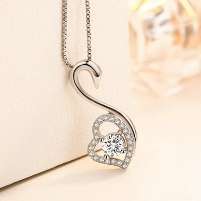 Ladies swan necklace