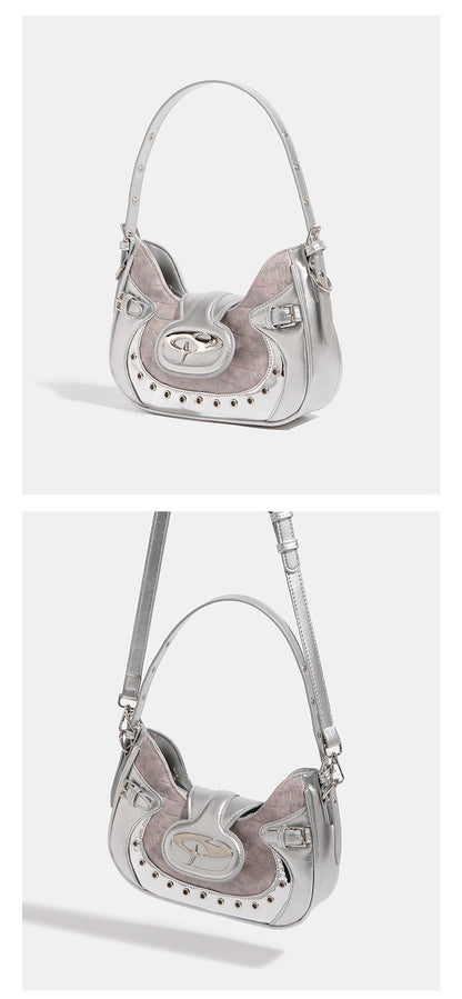 حقيبة دراجة نارية نسائية تحت الإبط حقيبة كتف رسول