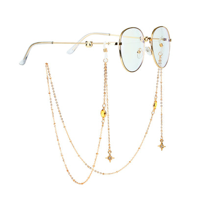 Glasses Bound Glass Hanging Chain