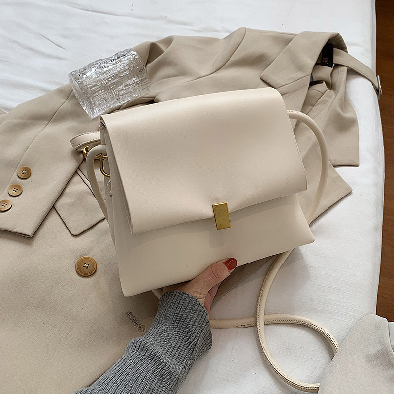 Nischendesign-Tasche für Frauen neue Mode Winter Retro weiches Leder Mode Internet beliebte Allgleiches Umhängetasche Messenger Bag