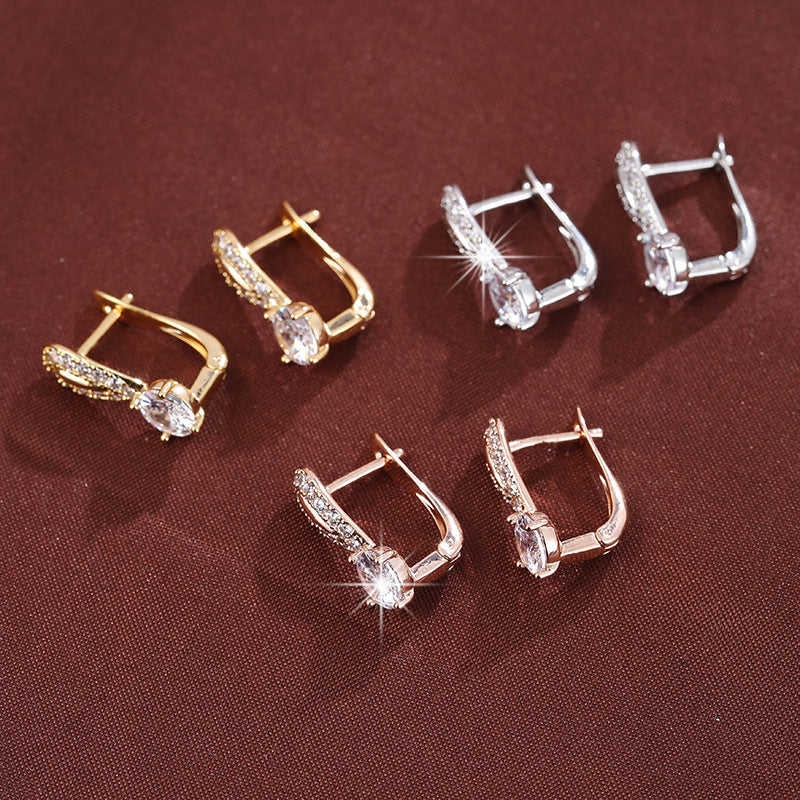 Small Niche Design Retro  Style Long Earrings