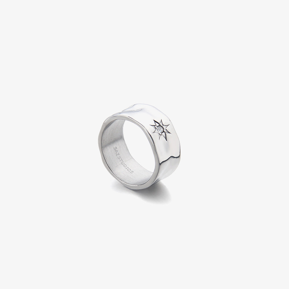 Frosty Ring Male And Female Star Niche Design