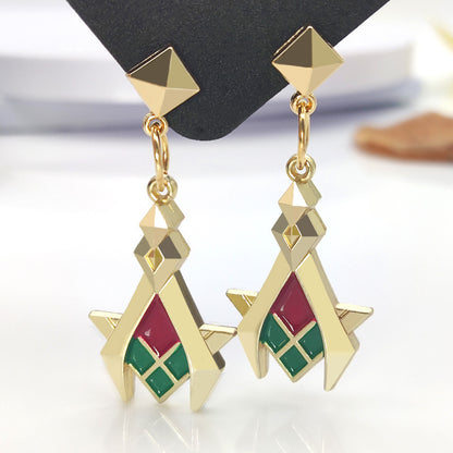 Jewelry Kawei Earrings Cosplay Personalized Pairing