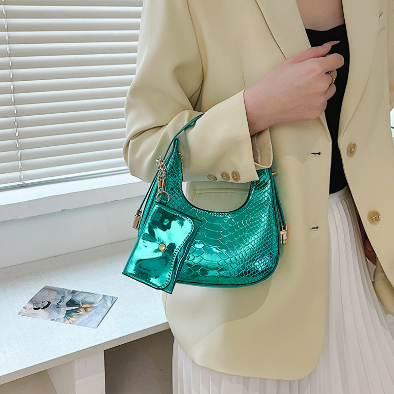 حقيبة كتف ربيعية موجزة على الطراز الغربي