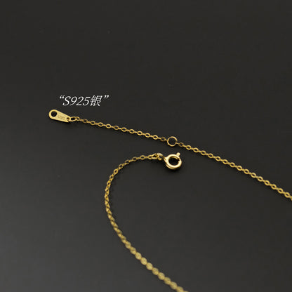 Design Sense Sterling Silver Five-pointed Star Necklace