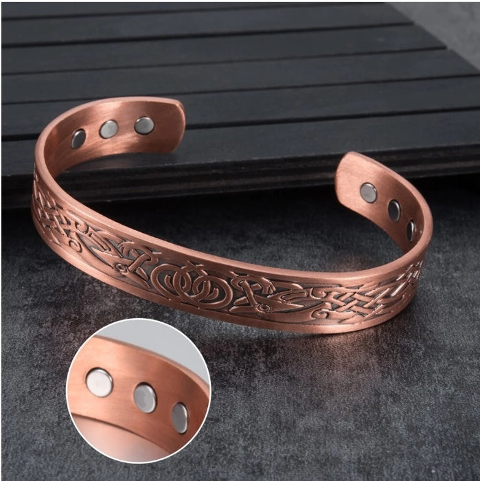 Energy magnetic therapy copper bracelet