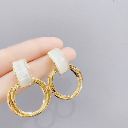 Korean Fashion Opal Earrings Personalized Earrings