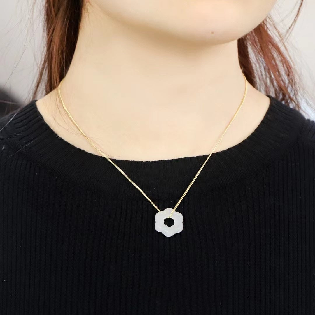 إكسسوارات زينة الأقراط العتيقة المصنوعة من اليشم DIY