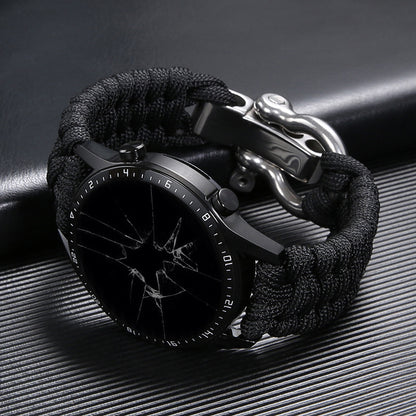 Outdoor Paracord Braided Strap Nylon Adjustable
