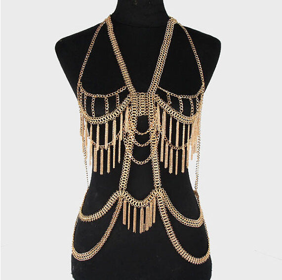 Necklace Women's body chain - gold \ silver