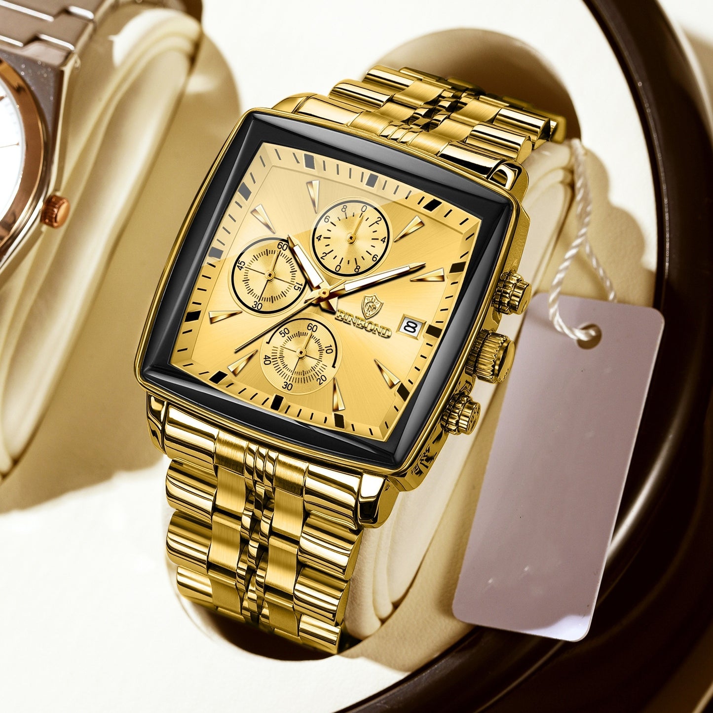 Men's Business Steel Belt Quartz Watch