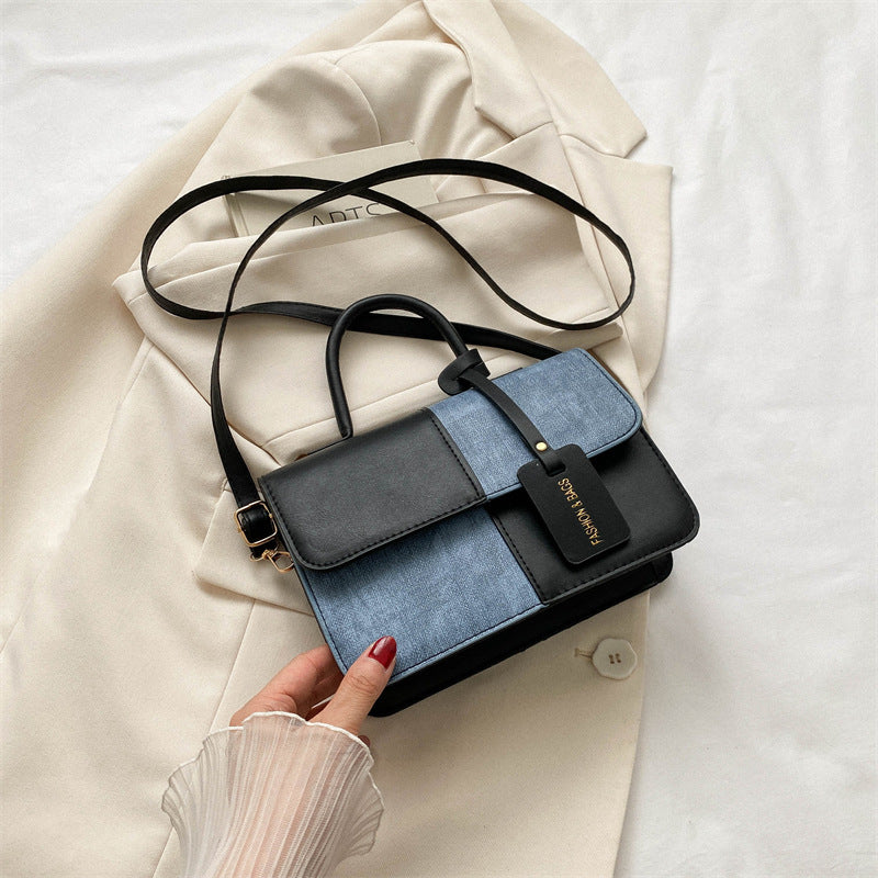 Beliebte Mode Nähte Textur Tragbare Schulter Messenger Bag