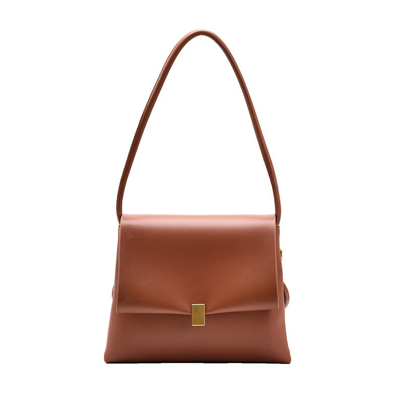 Nischendesign-Tasche für Frauen neue Mode Winter Retro weiches Leder Mode Internet beliebte Allgleiches Umhängetasche Messenger Bag