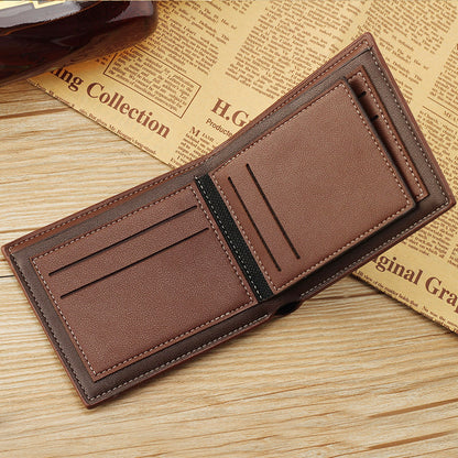 Herren Geldbörse Kurze Geldbörse Glänzende Geldbörse