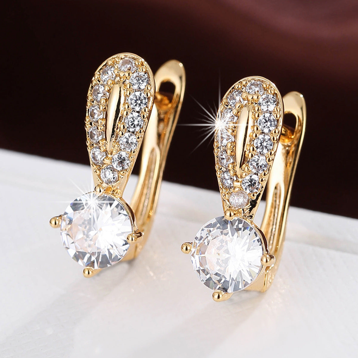 Small Niche Design Retro  Style Long Earrings