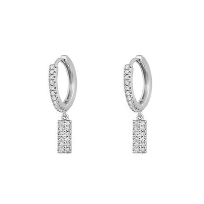 Women's Korean Style Small Earrings Half Circle