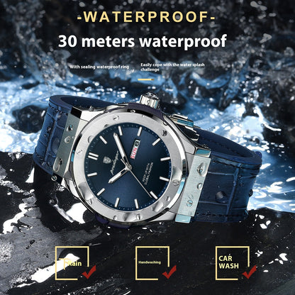 Men's Waterproof Luminous Quartz Watch