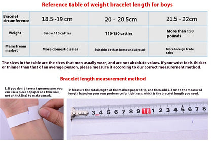 Stainless Steel Jewelry Double Stirrup Tibetan Men's Authentic Leather Weave Bracelet