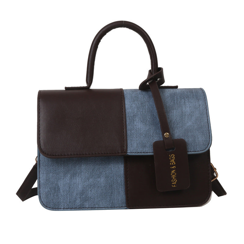 Beliebte Mode Nähte Textur Tragbare Schulter Messenger Bag