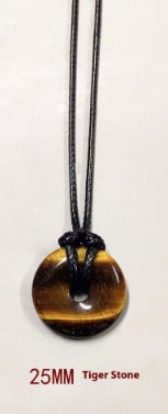 Personalized Cord Pendant Necklace Minimalist Adjustable