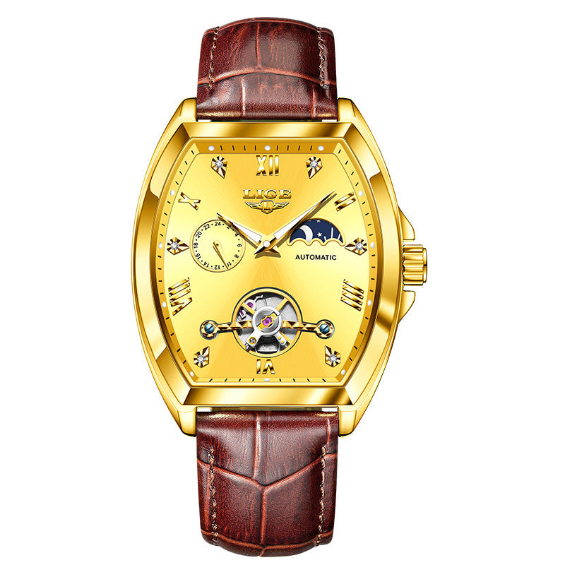 Men's Tourbillon Mechanical Watch Multifunctional Waterproof