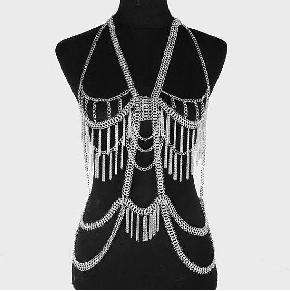 Necklace Women's body chain - gold \ silver