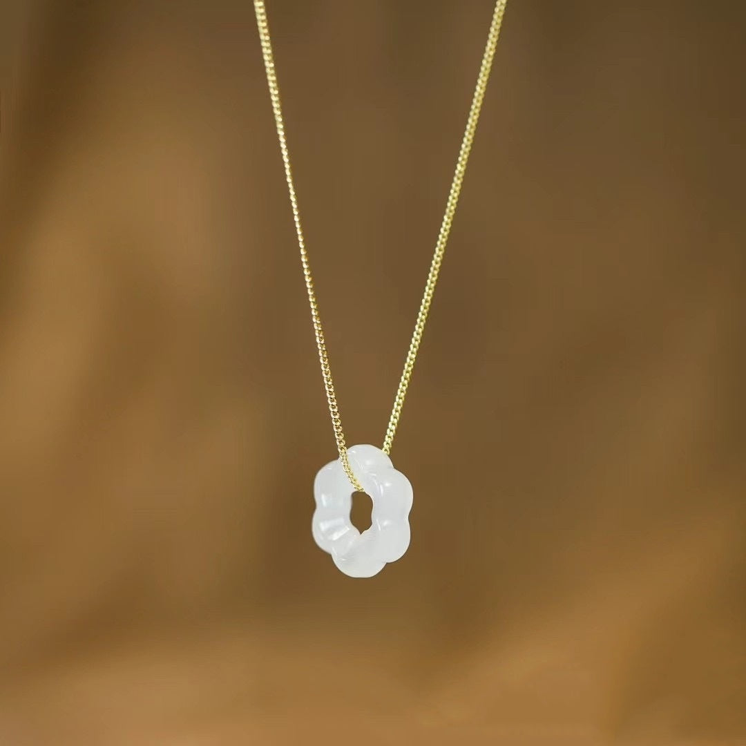 إكسسوارات زينة الأقراط العتيقة المصنوعة من اليشم DIY